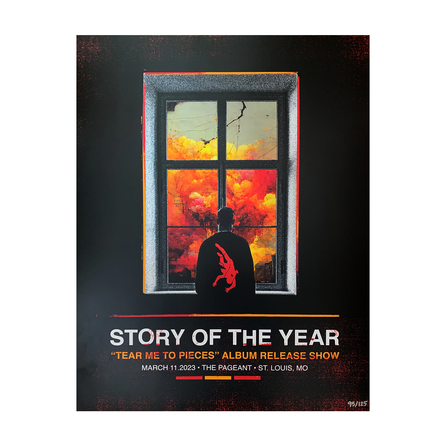 Tear Me To Pieces Album Release Show 18x24 in Poster Story of the Year